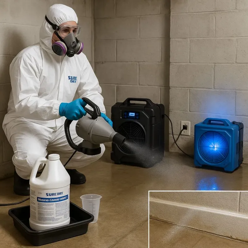 Sanitization and Odor Removal process in De Soto County, MS